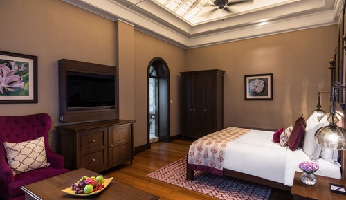 Habitación de lujo, 1 cama de matrimonio grande, vistas al jardín (Grande)