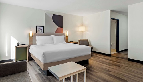 Habitación, 1 cama de matrimonio grande con sofá cama