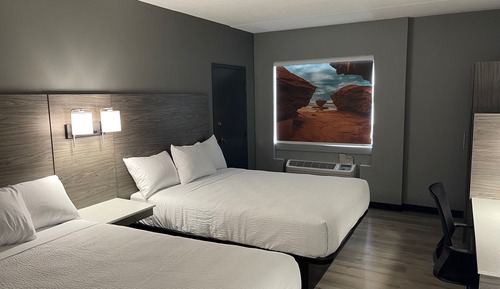 Habitación, 2 camas de matrimonio, no fumadores, vistas al mar