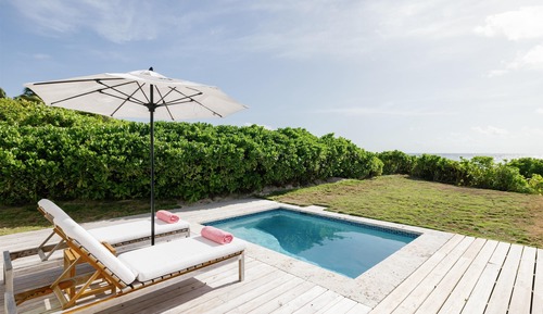 Villa, 1 cama de matrimonio grande, piscina privada, frente al mar