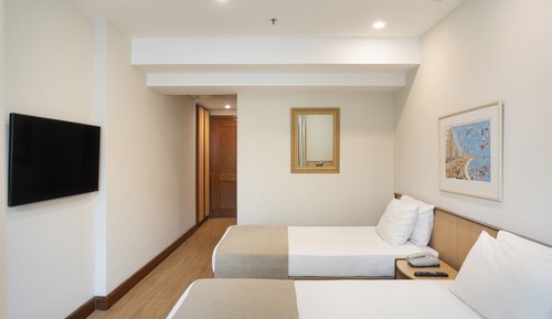 Executive Superior con 2 camas individuales y vista a la ciudad