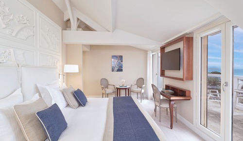 Suite junior, 1 cama doble, vistas al mar
