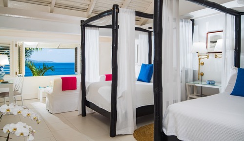 Habitación Premium, 2 camas dobles, vistas al mar