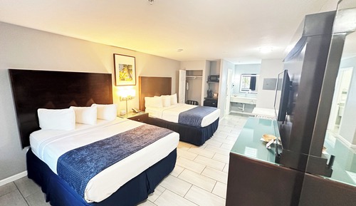 Habitación estándar, 2 camas de matrimonio, no fumadores