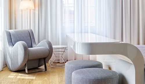 Habitación Deluxe, 1 cama de matrimonio grande con sofá cama