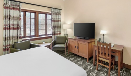 Habitación Deluxe, 1 cama de matrimonio grande, vistas al complejo turístico