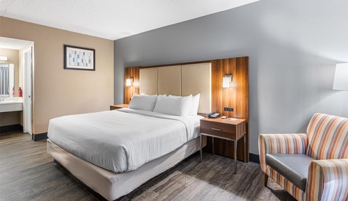 Habitación estándar, 1 cama de matrimonio grande, no fumadores, frigorífico y microondas