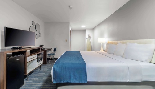 Habitación estándar, 1 cama de matrimonio grande, no fumadores, frigorífico y microondas
