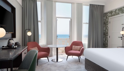 Habitación superior, 1 cama de matrimonio, balcón, vistas al mar