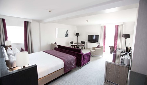 Suite junior, 1 cama de matrimonio grande con sofá cama, acceso al Business Lounge
