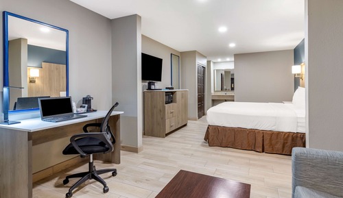 Habitación estándar, 1 cama de matrimonio grande, no fumadores, frigorífico y microondas