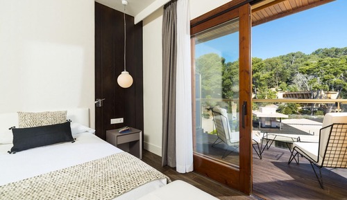 Habitación exclusiva, terraza, vistas al jardín