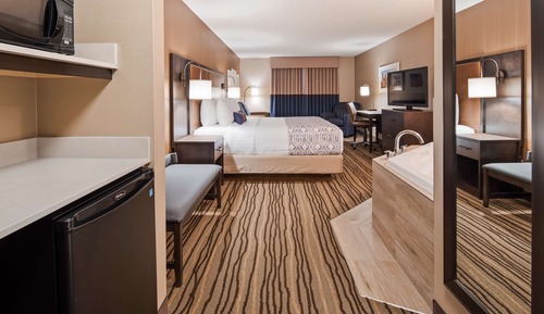 Suite, 1 cama de matrimonio grande con sofá cama, no fumadores, bañera de hidromasaje (with Sofabed)