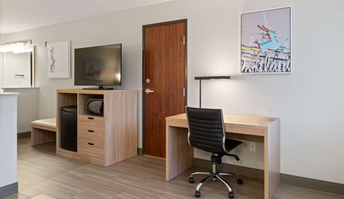 Suite, 1 cama de matrimonio grande, no fumadores, frigorífico y microondas