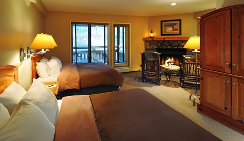 Habitación estándar, 2 camas de matrimonio (Lodge)