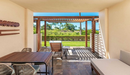 Habitación, 1 cama de matrimonio grande, lanai, vistas al complejo turístico (Ground Floor)