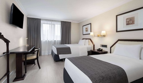 Habitación estándar, 2 camas de matrimonio, no fumadores