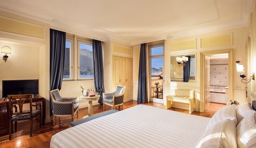 Habitación Deluxe doble, vistas al lago (Villa Imperiale)