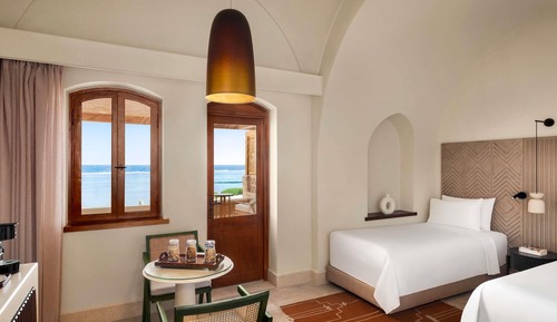 Habitación, 2 camas individuales, vistas al mar