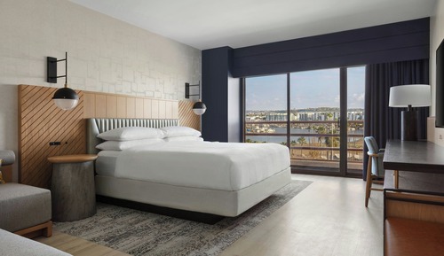 Habitación, 1 cama de matrimonio grande, no fumadores, vistas al puerto deportivo