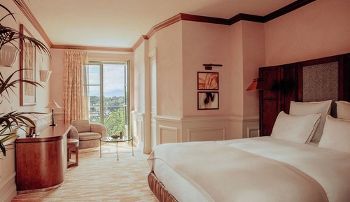 Habitación, vistas al jardín