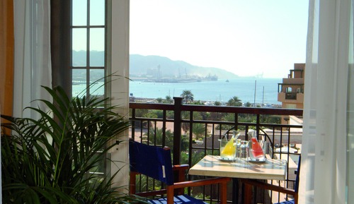 Habitación Deluxe con 2 camas individuales, 2 camas individuales, vistas al mar