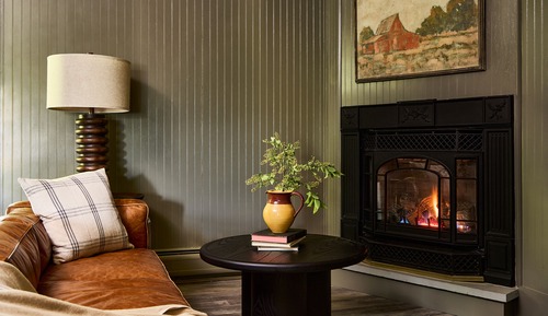Suite junior, chimenea