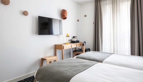Habitación estándar (camas gemelas) - Minibar soft de cortesía,café gratis,Chromecast,Prensa digital