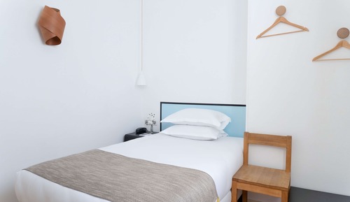 Habitación individual (Cocoon) - Minibar soft de cortesía,café gratis,Chromecast,Prensa digital