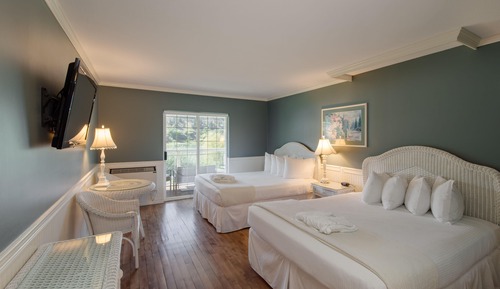 Habitación estándar, 2 camas de matrimonio, vistas al río