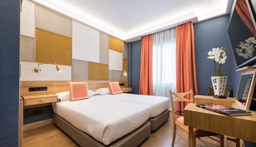 Habitación estándar con 1 cama doble o 2 individuales