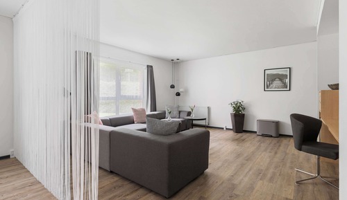 Habitación familiar, varias camas, no fumadores (Separate Living Room)