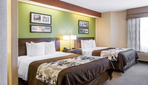 Habitación, 2 camas de matrimonio, accesible para personas con discapacidad, no fumadores