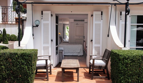 Habitación Deluxe doble, terraza, vistas a la piscina