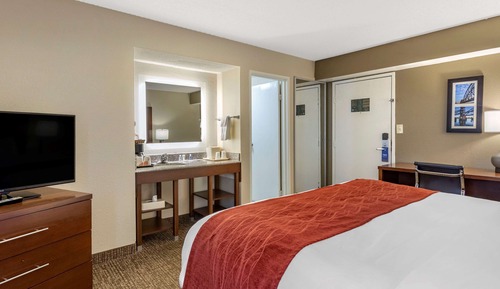Habitación, 1 cama de matrimonio grande, accesible para personas con discapacidad, no fumadores