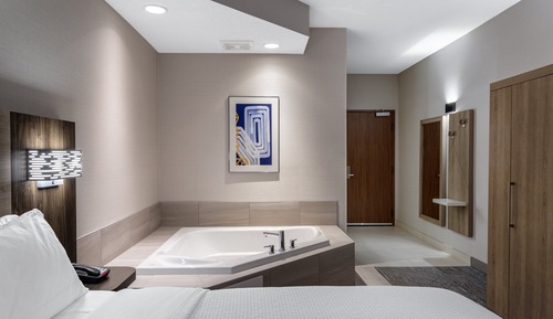 Habitación estándar, 1 cama de matrimonio grande, bañera de hidromasaje