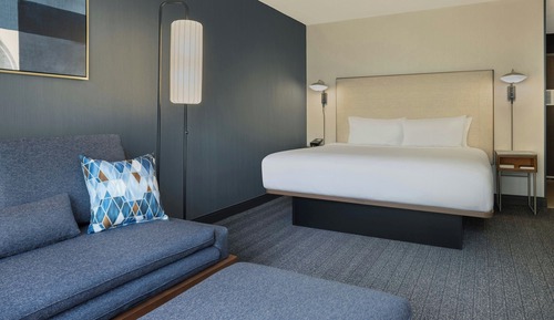 Habitación, 1 cama de matrimonio grande con sofá cama