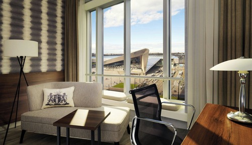 Habitación Deluxe, 1 cama de matrimonio grande, no fumadores, vistas a la ciudad