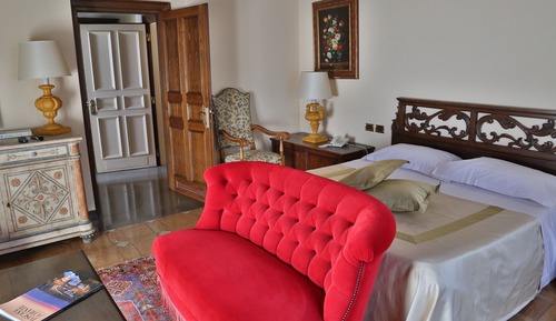 Habitación Deluxe doble de uso individual, balcón, vistas al jardín