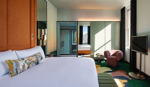 Habitación Premier, 1 cama de matrimonio grande, vistas al parque, en esquina