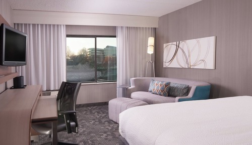Habitación, 1 cama de matrimonio grande con sofá cama