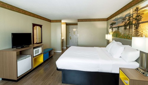 Habitación estándar, 1 cama de matrimonio grande, fumadores, frigorífico y microondas