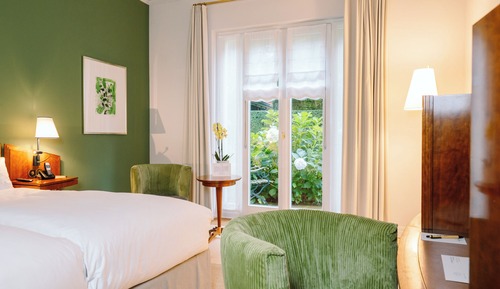 Habitación Deluxe, 1 cama doble, balcón, vistas al jardín