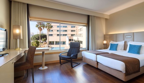 Habitación Deluxe, 2 camas individuales, no fumadores, vistas a la piscina