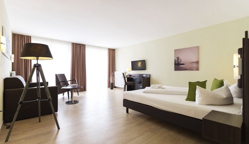 Habitación familiar doble, 1 cama de matrimonio grande con sofá cama, no fumadores