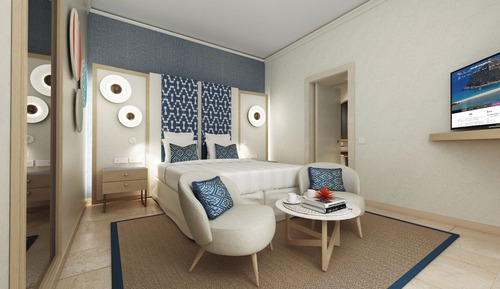 Suite Premier, varias camas, vistas al mar