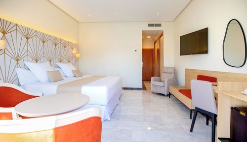 Habitación doble de uso individual, terraza, vistas parciales al mar (Art Deco)