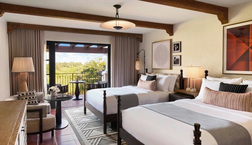 Habitación Deluxe, 2 camas de matrimonio, no fumadores, vistas al complejo turístico