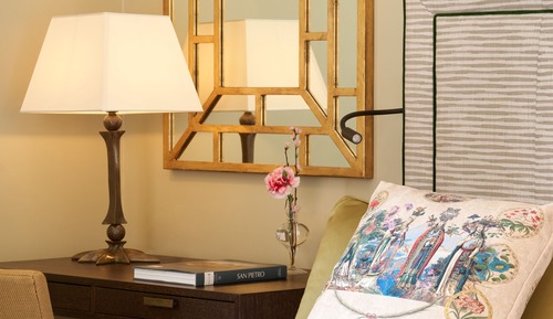 Habitación superior, vistas al jardín