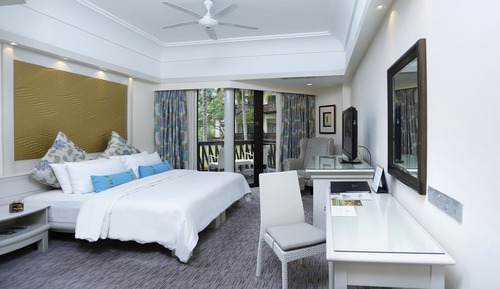 Habitación Deluxe, 1 cama de matrimonio grande, vistas al jardín